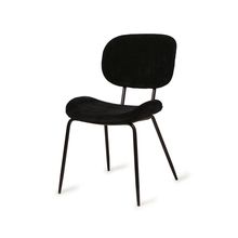 Product image of სკამი CLEON VELVET BLACK 48x62.5x85.5 სმ