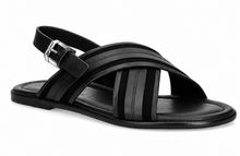 Product image of SANDAL S.SUEDE & CALF. BLACK სანდალი
