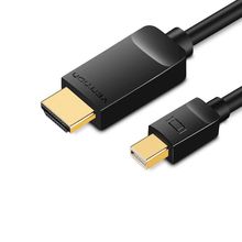 Product image of VENTION HABBG Mini DP to HDMI Cable 1.5M Black