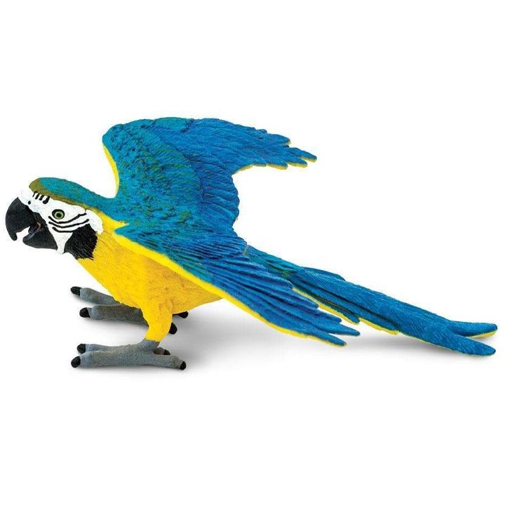 safari-blue-gold-macaw-toy-satamasho-figura