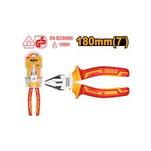 Product image of INGCO HICP28188 ბრტყელტუჩა წითელი სახელურით 7''