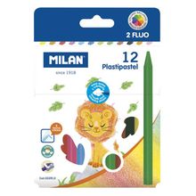 Product image of MILAN 2 FLUO 12ც პასტელის ნაკრები