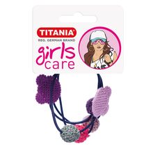 Product image of TITANIA GIRL 8162  თმის რეზინი "დათუნია/ბურთები"