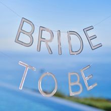 Product image of ვერცხლისფერი ბანერი Bride to Be 1.5მ