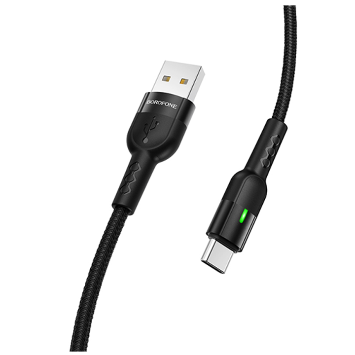 borofone-bu17-starlight-smart-power-off-charging-data-cable-for-type-c-black-photo-2