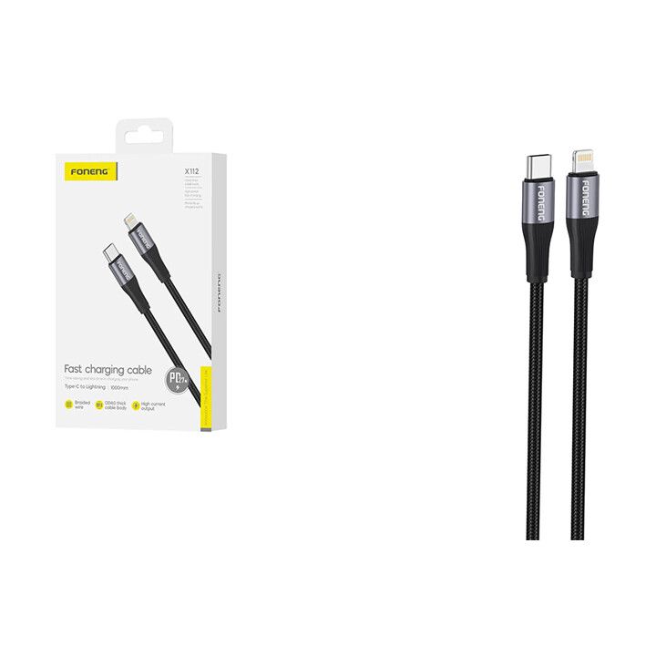 foneng-x112-usb-c-to-lightning-pd27w-iphone-kabeli