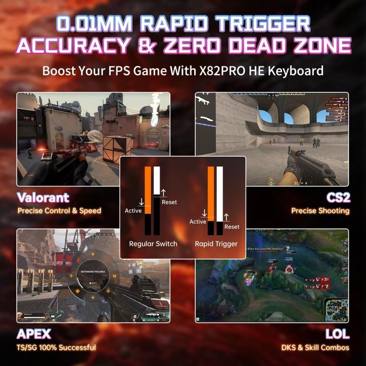 attack-shark-keyboard-magnetic-x82-pro-8khz-gaming-klaviatura-photo-2