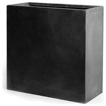 Product image of CLAYFIBRE AUTHGREY მართკუთხა მუქი ნაცრისფერი 60X22X72 სმ კერამიკული ქოთანი