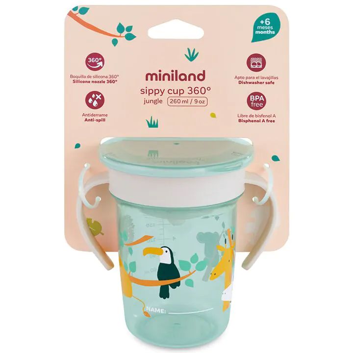 miniland-jungle-learning-tumbler-260ml-sabavshvo-chiqa