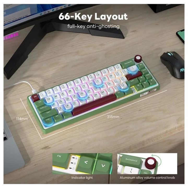 royal-kludge-rk-r65-rgb-green-sand-satamasho-meqanikuri-klaviatura-photo-2