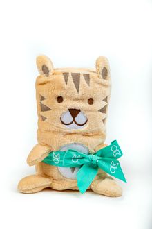 Product image of Manamo  Tiger  ჩვილის პლედი პოლიესტერის ყავისფერი 80x100 სმ