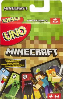 Product image of Mattel UNO LICENSED MINECRAFT სამაგიდო თამაში