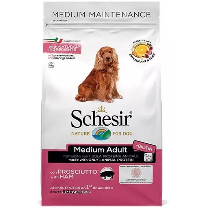 schesir-medium-adult-with-ham-12kg-sashualo-jishis-zrdasruli-dzaghlis-sakvebi