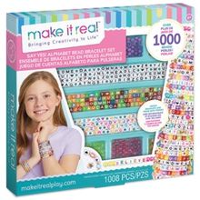 Product image of სამაჯურების ასაწყობი ნაკრები Make It Real 1742MR, Alphabet Bead Bracelet Set