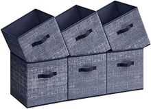 Product image of SONGMICS, შესანახი კუბები, 4 ცალი, ცისფერი, 33 x 33 x 33 სმ