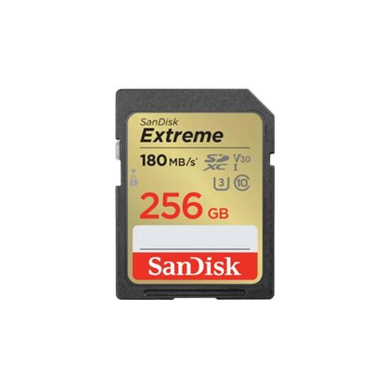 sandisk-256gb-extreme-sdxc-uhs-i-card-180mbs-v304k-class-10-sdsdxvv-256g-gncin-sd-barati