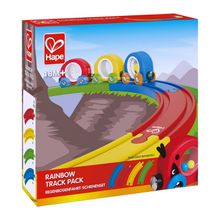 Product image of Hape Rainbow Track Pack  მატარებლის  ფერადი ბილიკი
