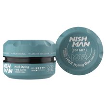Product image of Nishman Hair Styling Matte Wax Sea Salt M12 თმის ცვილი