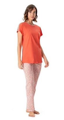 Product image of U.S. Polo Assn. 17020 ქალის პიჟამის ორეული შარვლით (სტაფილოსფერი)