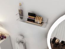 Product image of Hanah Home, აბაზანის კედლის თარო, ქრომი, 7 x 7 x 33 სმ