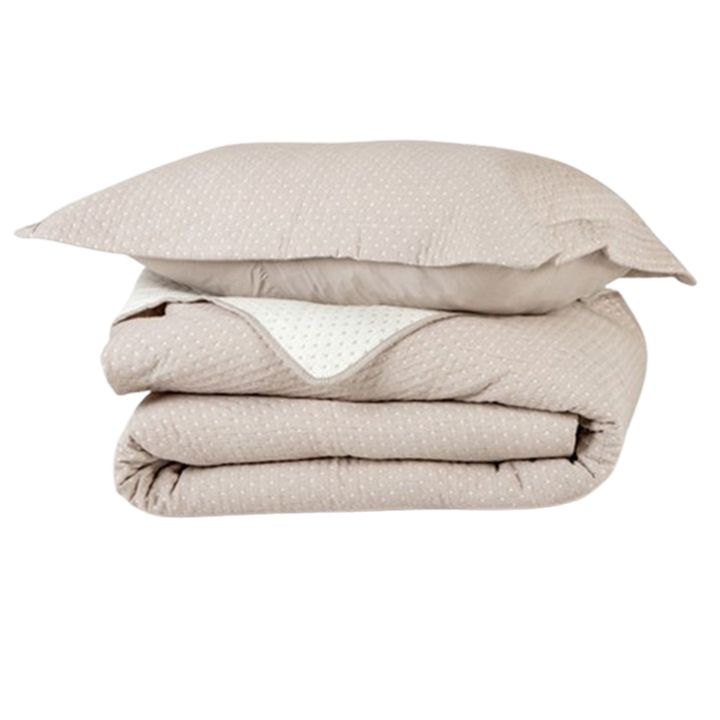 manamo-dots-jacquard-bedspread-set-satsolis-gadasafarebeli