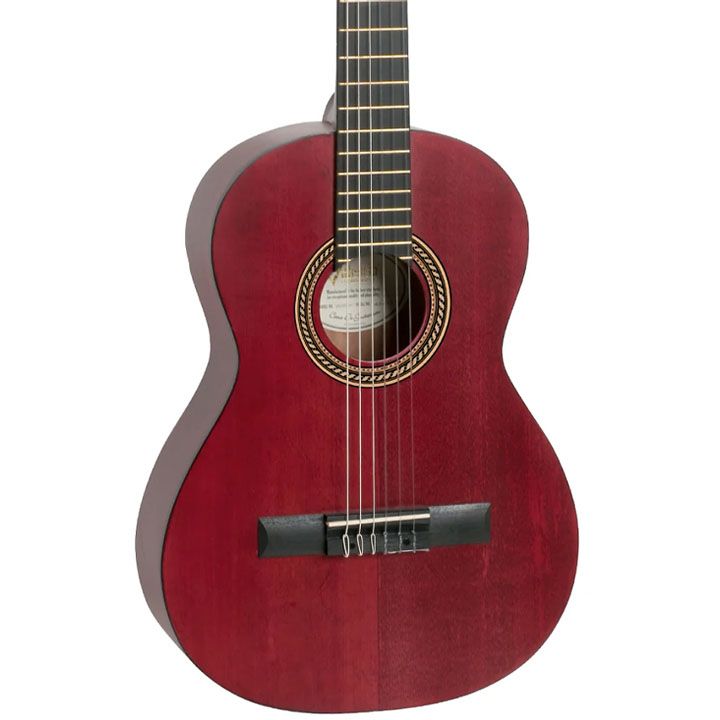 valencia-vc203twr-34-sized-classical-guitar-trans-wine-red-klasikuri-gitara-photo-2