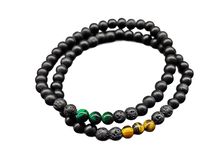 Product image of კაცის სამაჯური ნატურალური ქვებით "მცველი" - ორეული