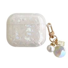 Product image of WHITE GLITTER CASE FOR AIRPODS 3
