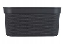 Product image of შესანახი კალათა თავსახურით Rotho DECO 5ლ შავი