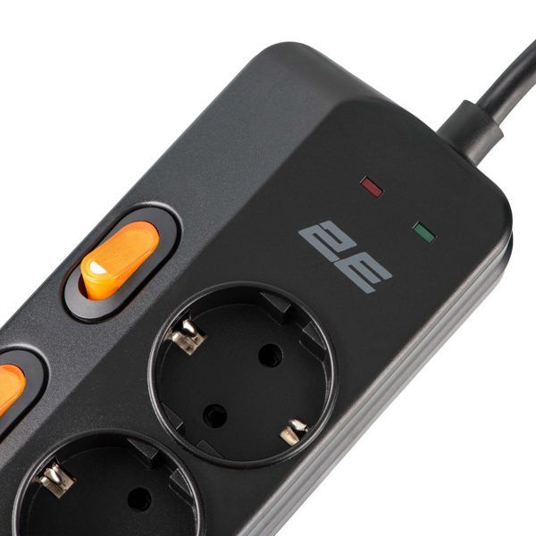 2e-2e-sp6m3swbk-6-socket-usb-a-type-c-power-strip-with-surge-protection-black-denis-damagrdzelebeli-3m-photo-4