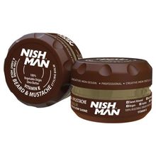 Product image of Nishman Beard & Mustache Balm წვერისა და ულვაშის ბალმი 100მლ