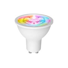 Product image of Moes ZB-TD5-RCW-GU10- MS ZigBee GU10 ტიპის ჭკვიანი LED ნათურა, დიმირებით, განათების ტემპერატურის რეგულირებით და RGB განათებით 5 ვატი 345 ლუმენი