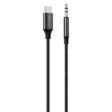 Product image of Cable AUX Proove SoundTrack Type-C to 3.5mm (1m) black აუდიო კაბელი