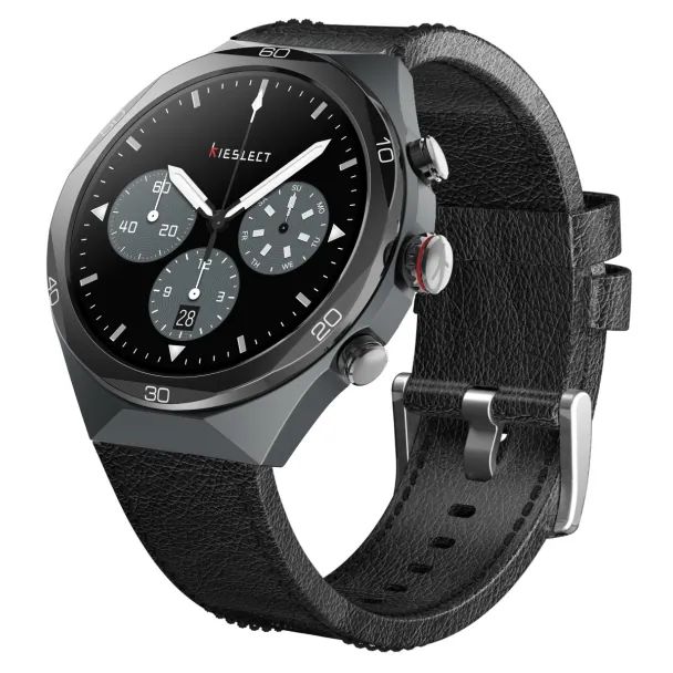 kieslect-ai-watch-elite-2-titan-black-smart-saati