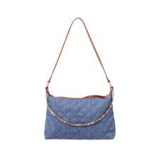 Product image of Imitation Denim Series Quilted Shoulder Bag with Decorative Chain ჩანთა