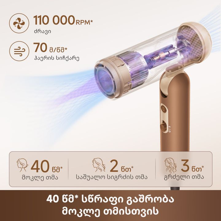 dreame-pocket-cake-hair-dryer-brown-ahd51-tmis-feni-photo-3