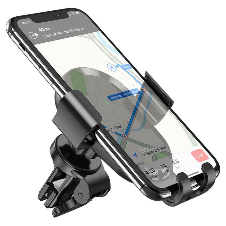 hoco-ca105-guide-three-axis-linkage-wireless-charging-car-holder-black-photo-4