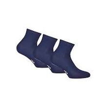 Product image of FILA QUARTER SOCKS MERCERIZED COTTON SOCKS 3-PAC NAVY