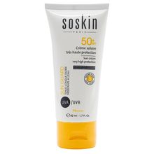 Product image of Soskin მზისგან დამცავი კრემი ყველა ტიპის კანისთვის 50მლ + საჩუქრად სარკე