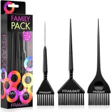Product image of Framar Family Hair Color Brush Set 3ც თმის საღებავის ფუნჯის ნაკრები