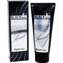 Product image of FARMSTAY BLACK SNAIL DEEP CLEANSING FOAM სახის დასაბანი ქაფი