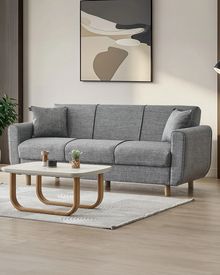 Product image of გასაშლელი ნაცრისფერი დივანი სათავსოთი (KG1079)