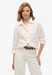 Product image of superdry ქალის პერანგი Casual linen boyfriend shirt