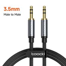 Product image of TOOCKI TYPX1-MDC0G 3.5mm Male to Male AUX Audio Cable აუდიო კაბელი