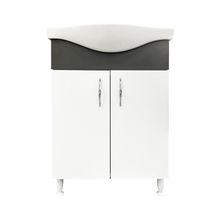 Product image of დასადგამი ტუმბო ხელსაბანით Denko Trend 55 White Antracite Grey