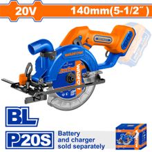 Product image of WADFOW WLWP5630 20V უნახშირო Li-Ion დისკური ხერხი