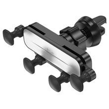 Product image of Car Holder/ HOCO CA102 Manner gravity linkage car holder black silver