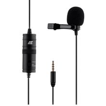 Product image of მიკროფონი 2E 2E-ML010, 3.5mm, Lavalier Microphone, Black