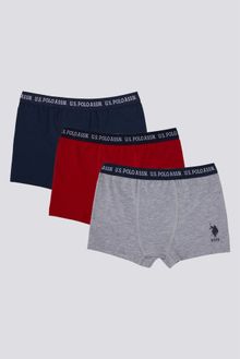 Product image of US POLO ASSN 1371 V1 ბიჭის საცვლები (Boxer) 3 ცალი