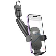 Product image of HOCO H17 Waves rearview mirror car holder carbblack